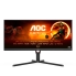 AOC AGON U34G3XM 34"" Class UW-QHD Gaming LCD Monitor - 21:9, 3440x1440, 300 cd/m, 1ms, HDMI, DisplayPort
